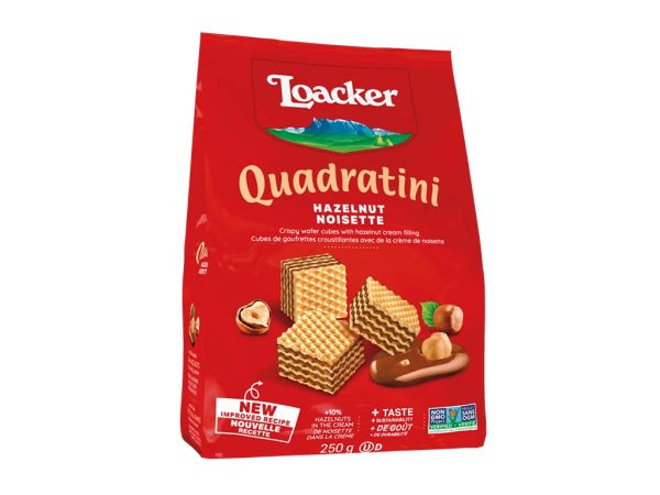 Loacker Quadratini Hazelnut Wafers 8.82oz 6ct